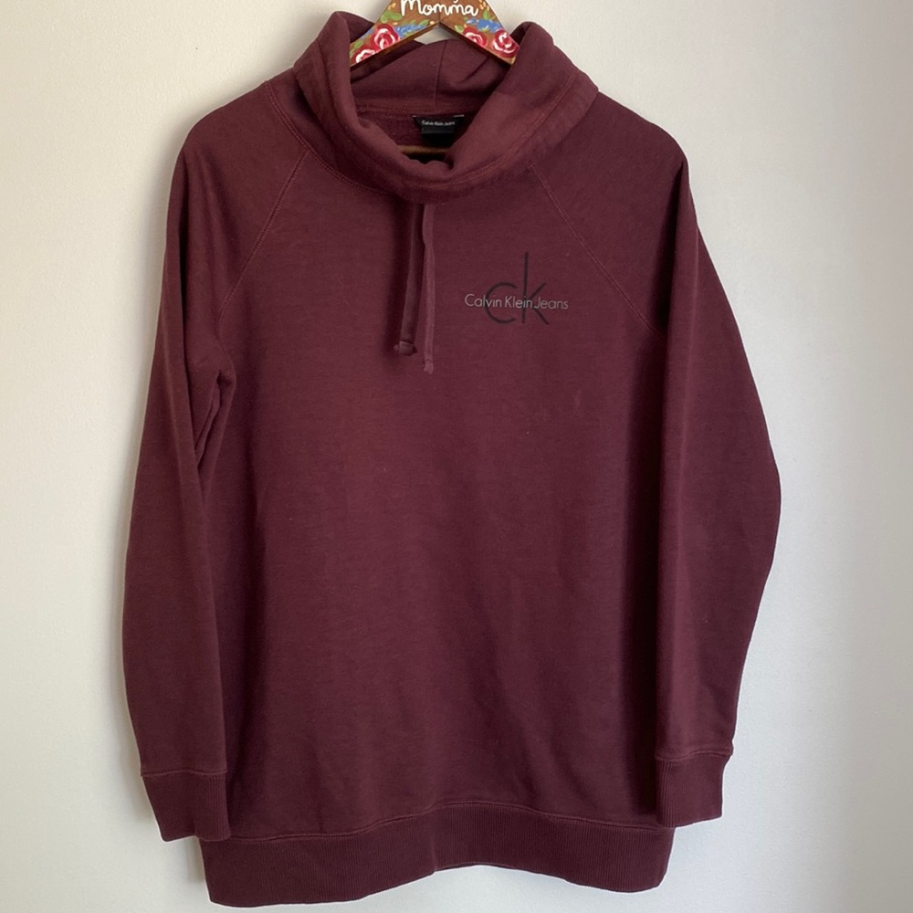 Calvin Klein wine/burgundy sweatshirt size medium.
